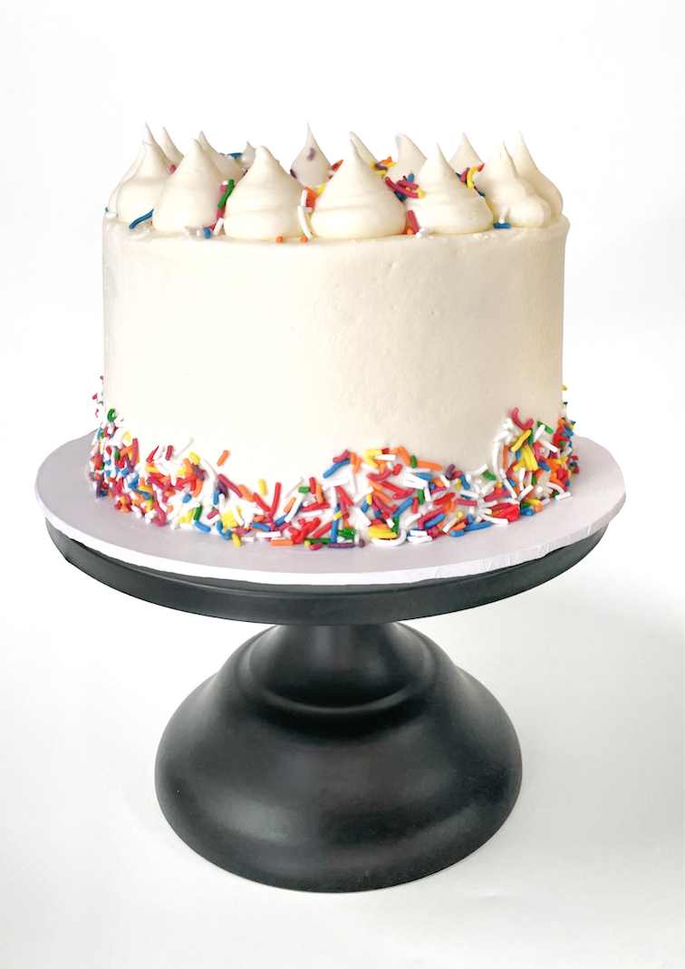 Acrylic Rainbow Cake Topper - Ember & Bloom Designs