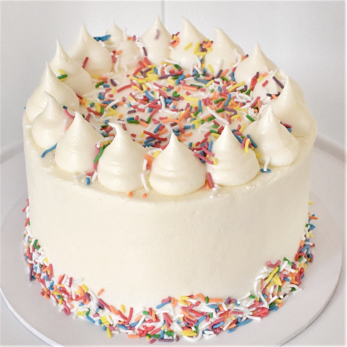 Clever Crumb Rainbow Kisses DIY Cake Kit, Rainbow Sprinkle Cake, Simple Cake, Easy DIY Cake Kit, Birthday Cake