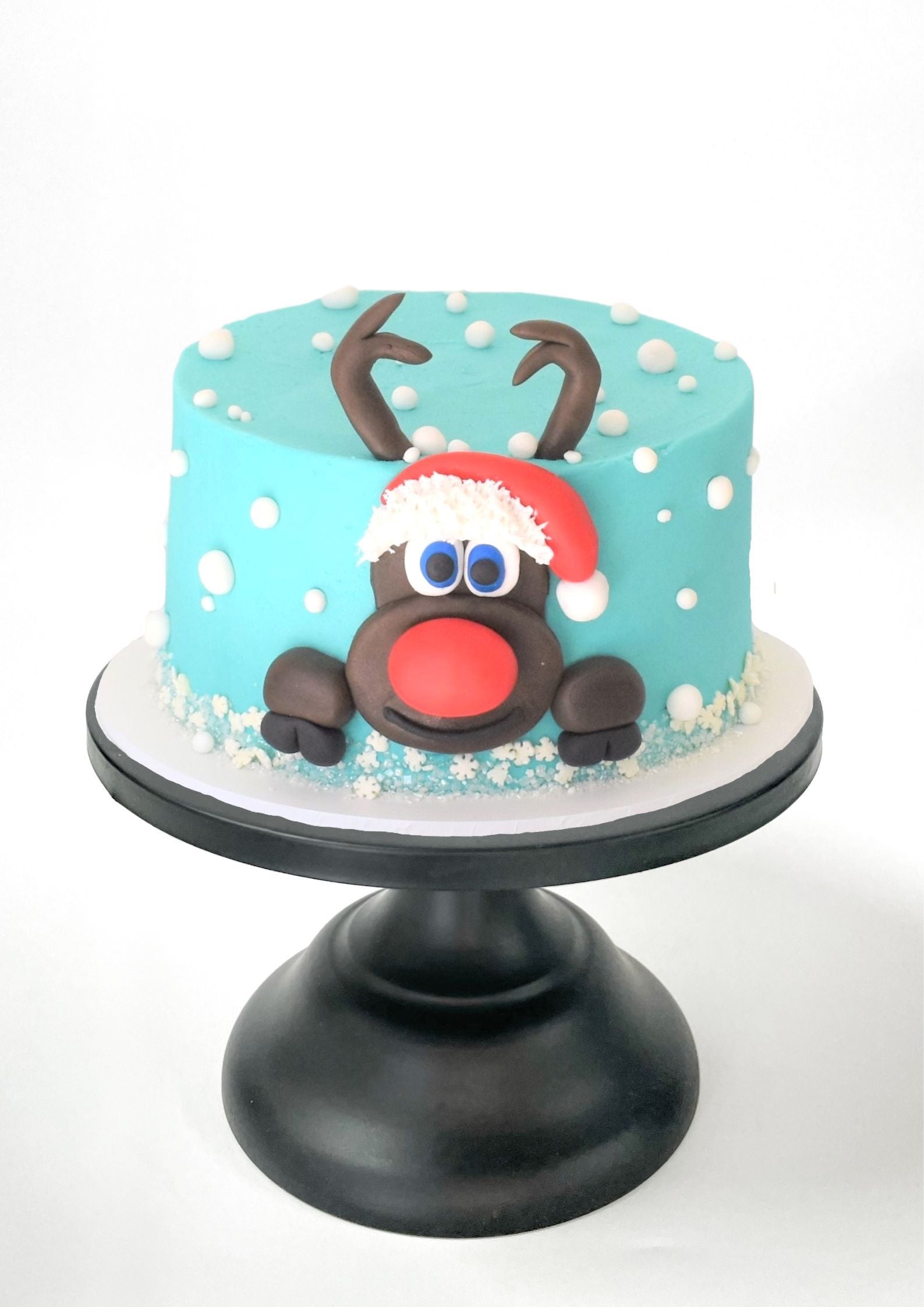 Rudolph DIY Cake Kit, Christmas Cake, Rudolph the red nosed reindeer cake