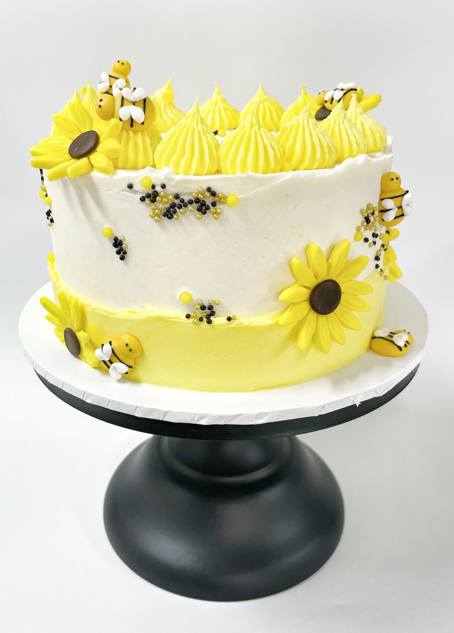 Sunflower DIY cake kit, flower power cake, sunshine cake