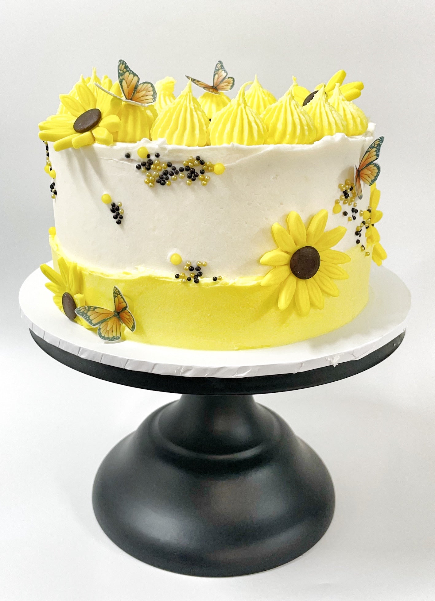 Sunflower DIY cake kit, flower power cake, sunshine cake