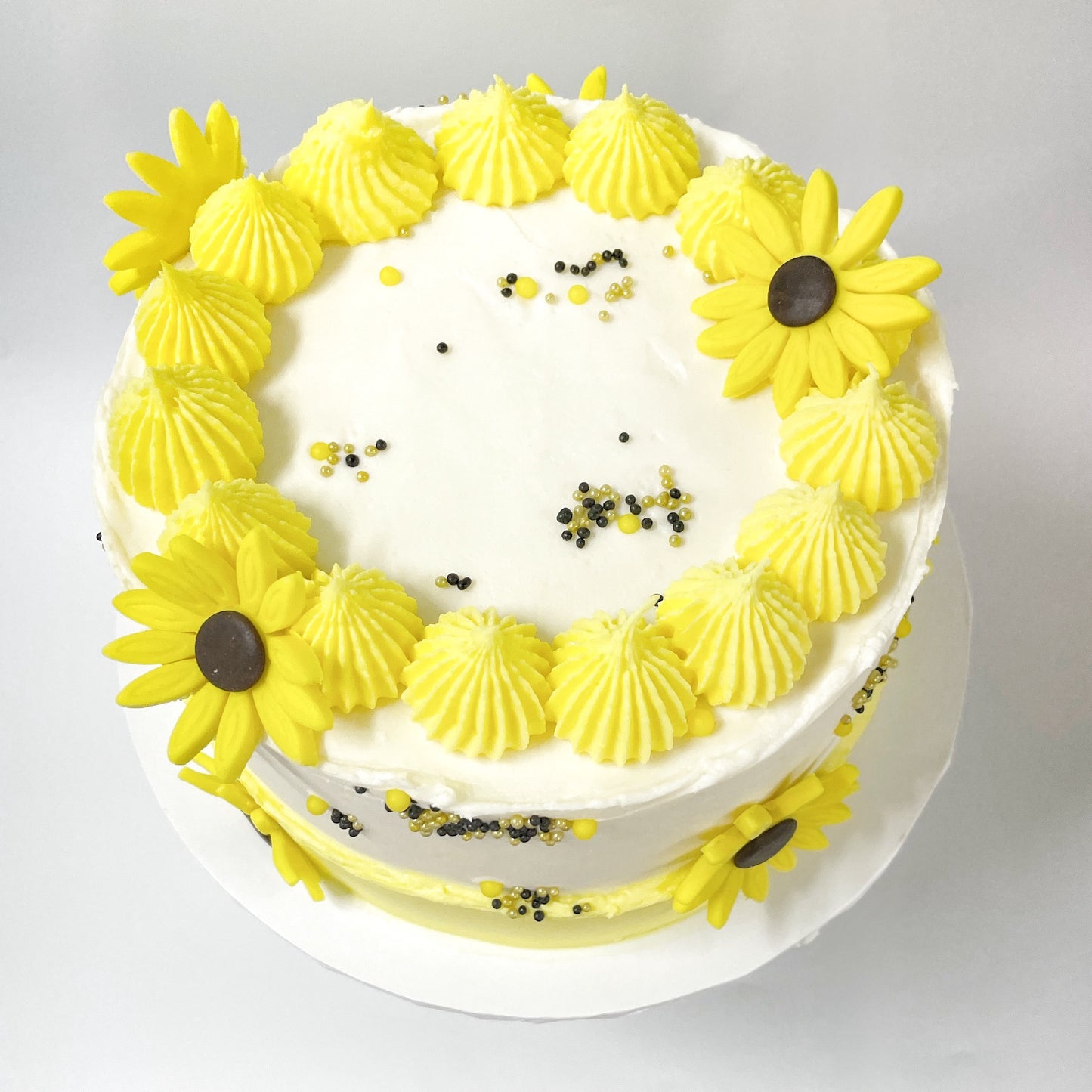 Sunflower DIY cake kit, flower power cake, sunshine cake