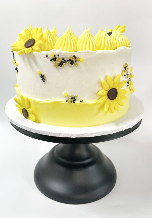 Sunflower DIY cake kit, flower power cake, sunshine cake