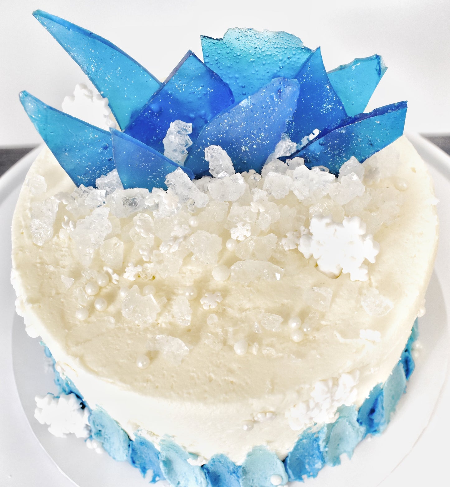 Frozen Cake, Frozen DIY Cake Kit, Winter Wonderland Cake, Iceland Cake, Ice Princess Cake, Snowflake Cake, Winter Cake