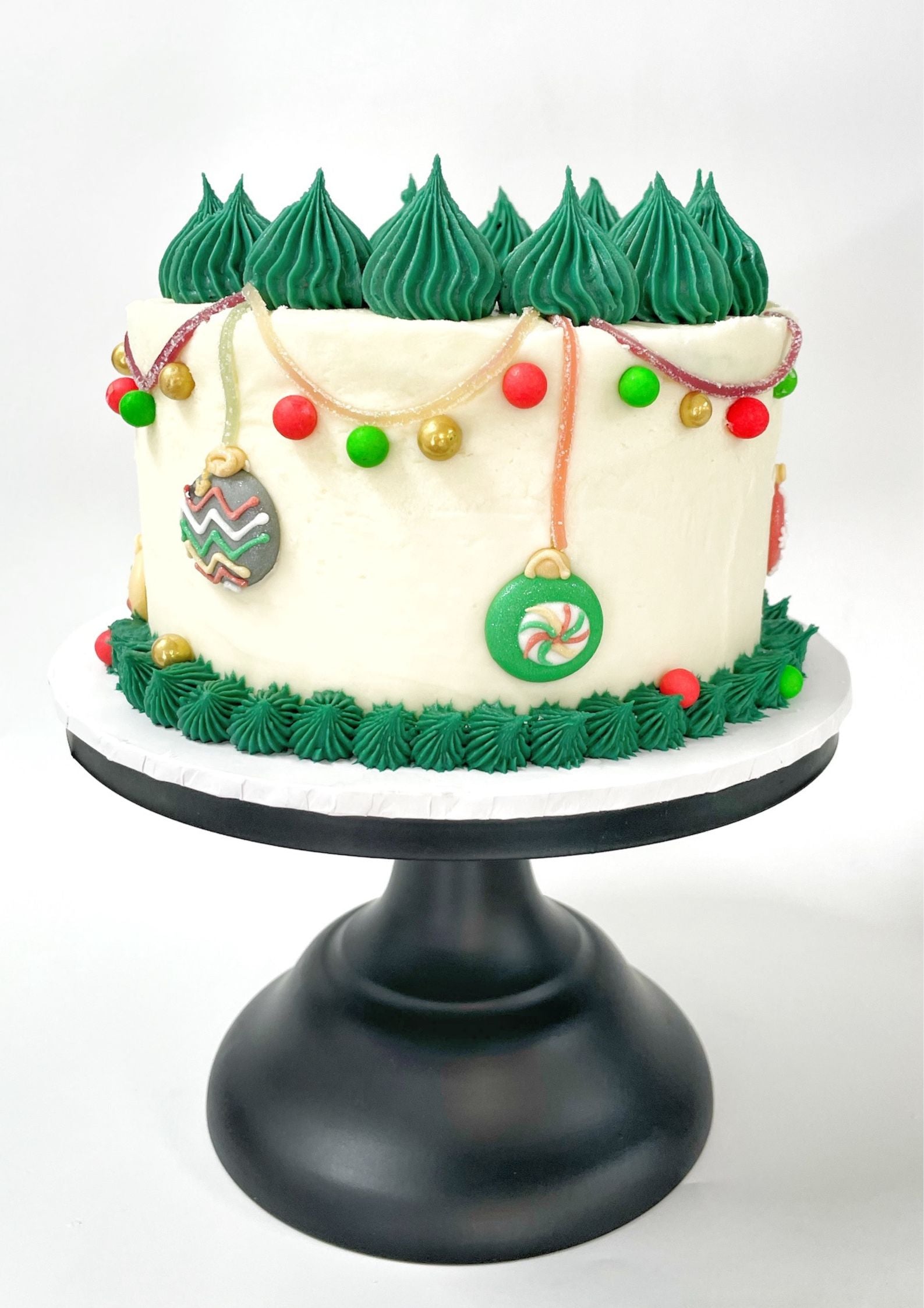 Christmas Baubles DIY Cake Kit, Xmas Cake Kit, Xmas Tree Cake Kit, Festive Cake, Ball Balls, Christmas Decorations