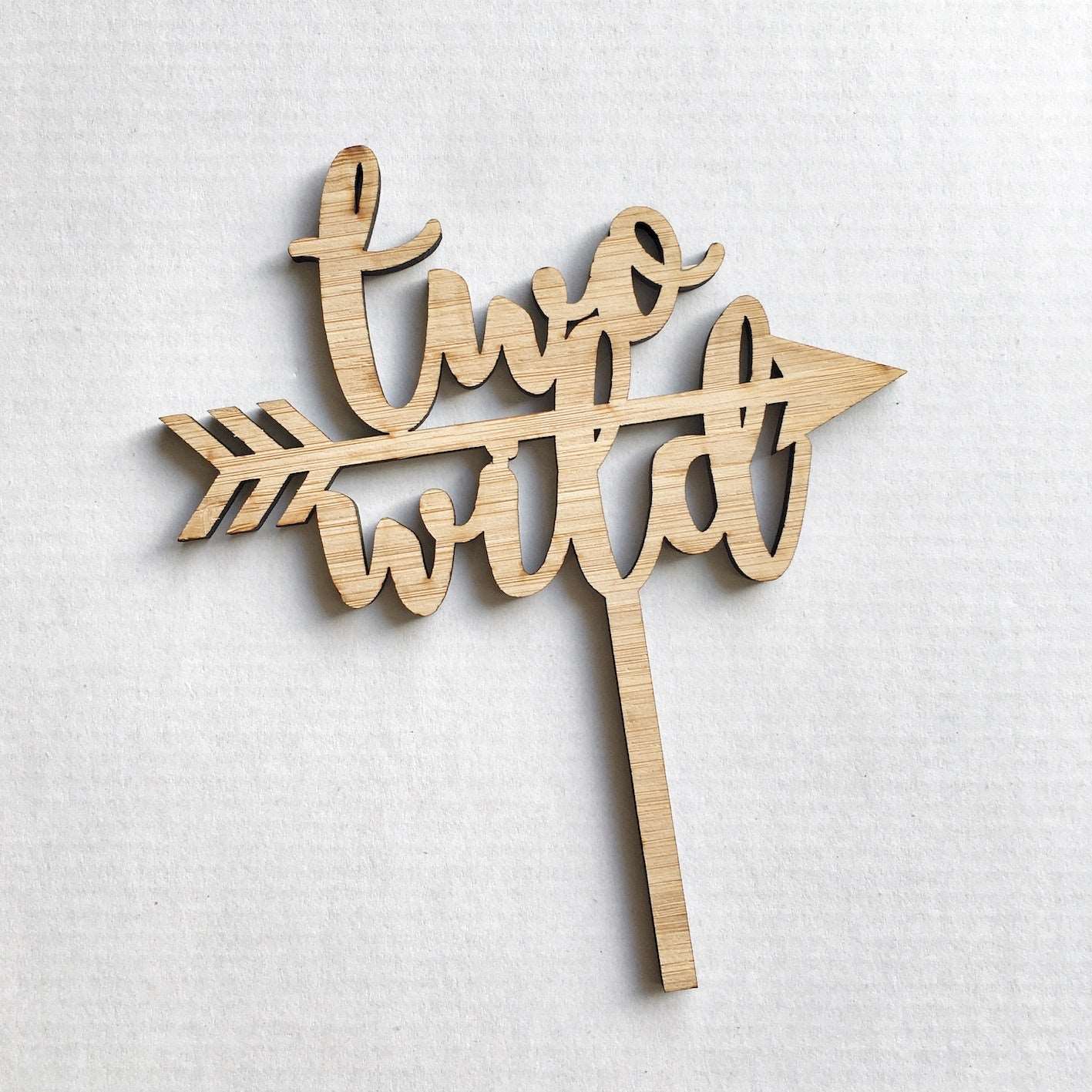 Two Wild Bamboo Cake Topper